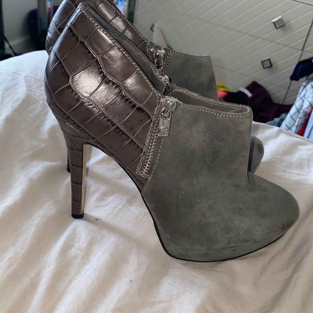 Michael Kors Gray booties size 9.5